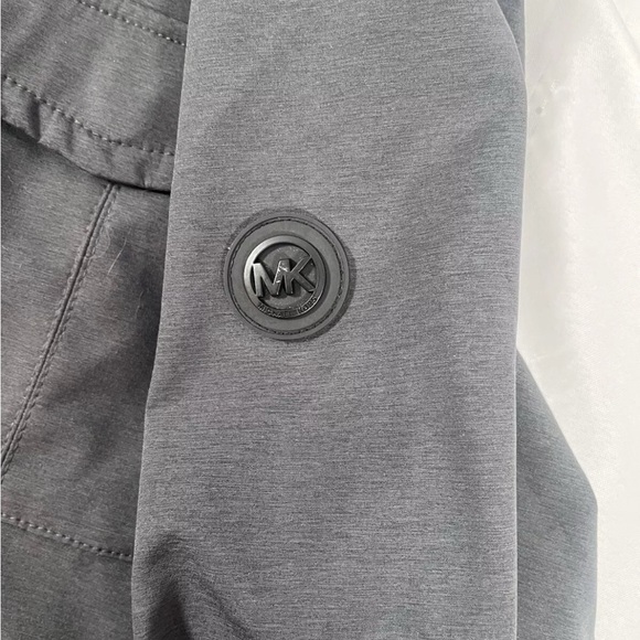 Michael Kors Mens Zip Up Jacket Size XL Dark Gray Pocket Extra Large - Picture 9 of 10